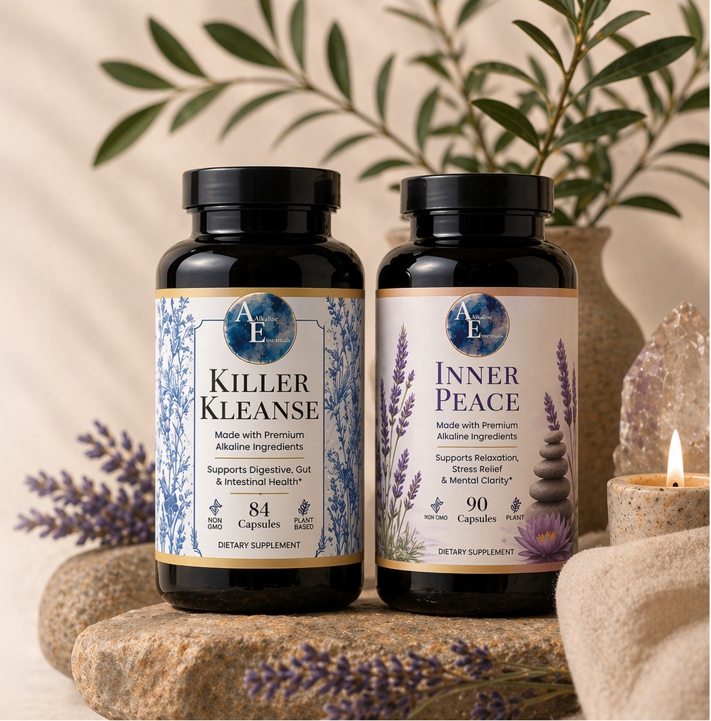 Alkaline Essentials product display